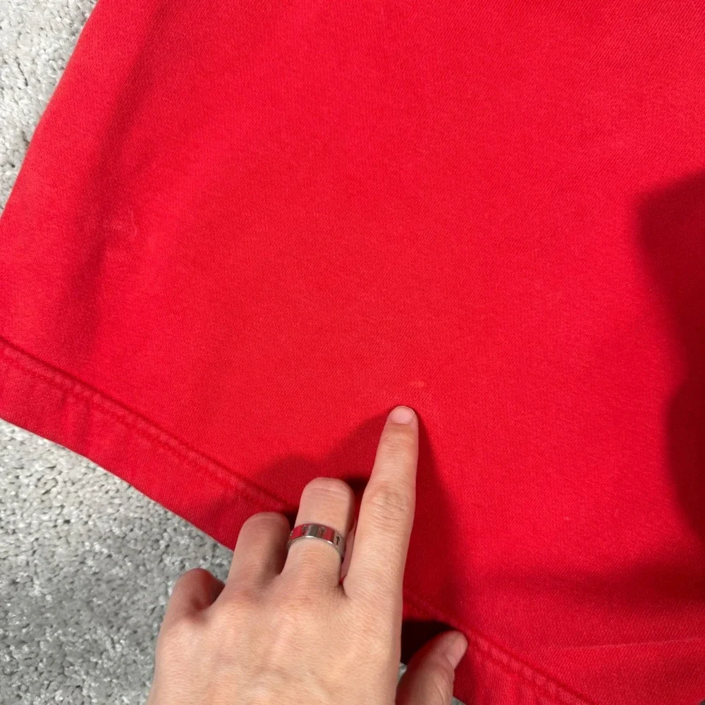 Nike Men's Large Red Fleece Swoosh Shorts Sportswear